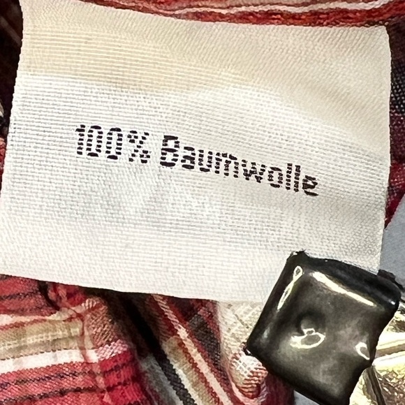 Carmargue Plaid Short Sleeve Button Down Men’s Large Shirt 100% Cotton - Picture 6 of 6